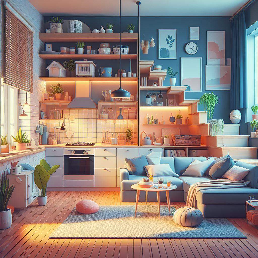 🏠 10 супер идей для максимального комфорта в малогабаритных квартирах: 🔍 От многого к малому: принципы минимализма