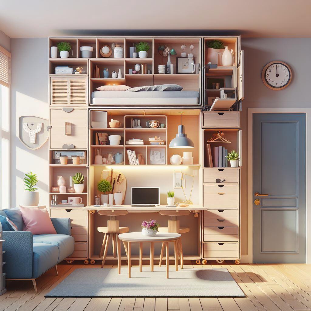 🏡 Мультифункциональная мебель для максимальной экономии пространства в вашем доме: 📐 Основы планирования: как правильно выбрать мультифункциональную мебель для каждой комнаты